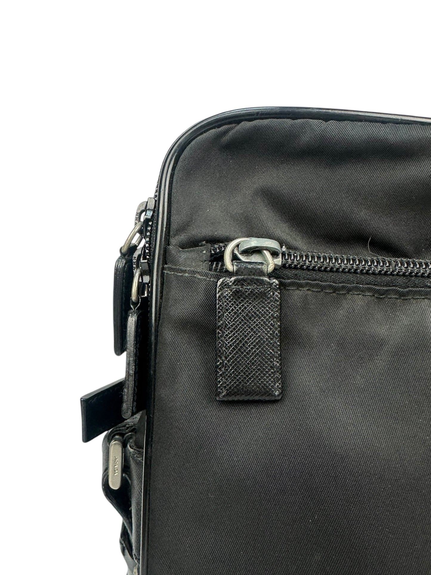 Prada Laptop- Umhängetasche schwarz