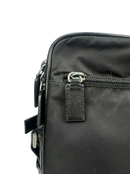 Prada Laptop- Umhängetasche schwarz