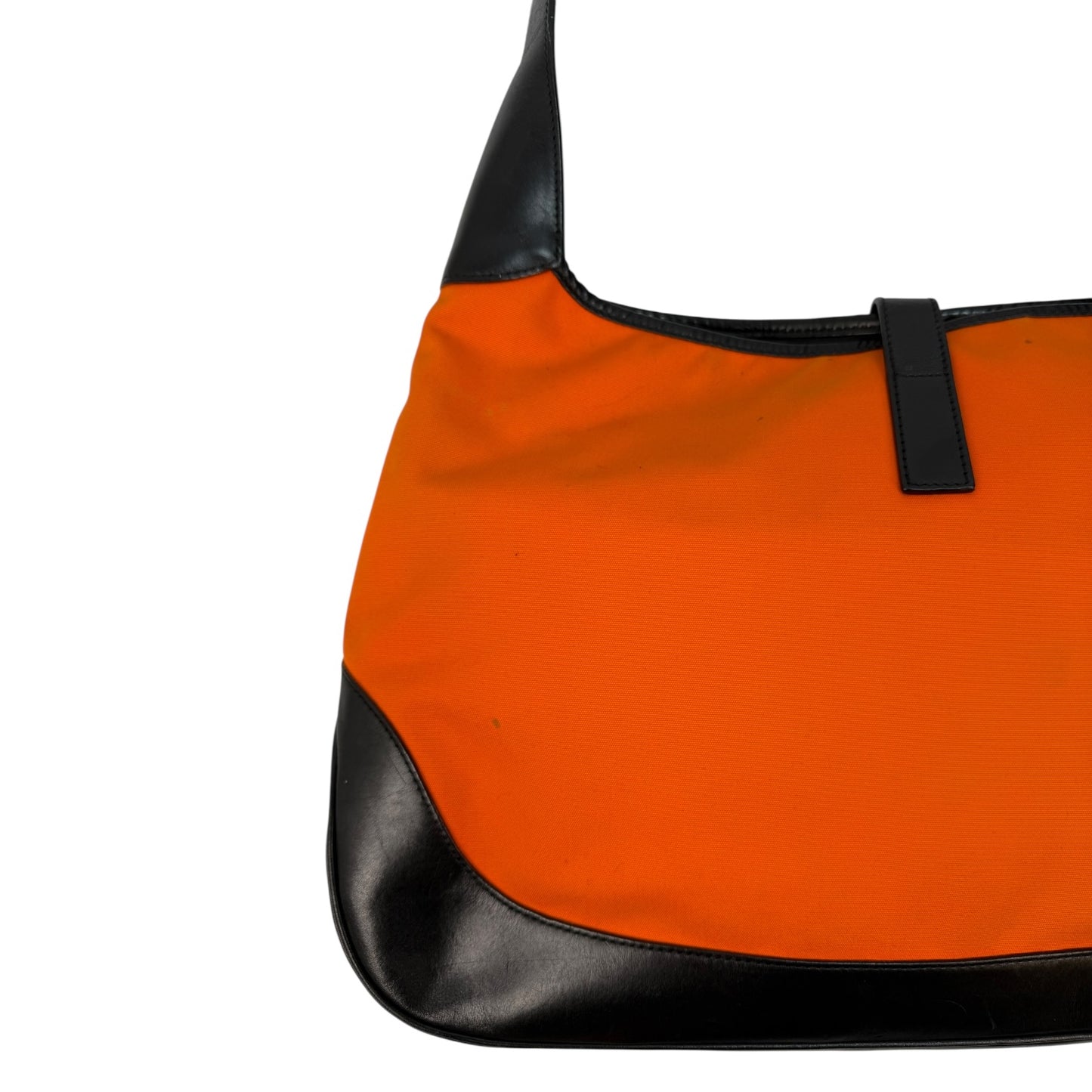 Vintage Gucci Jackie Schultertasche orange