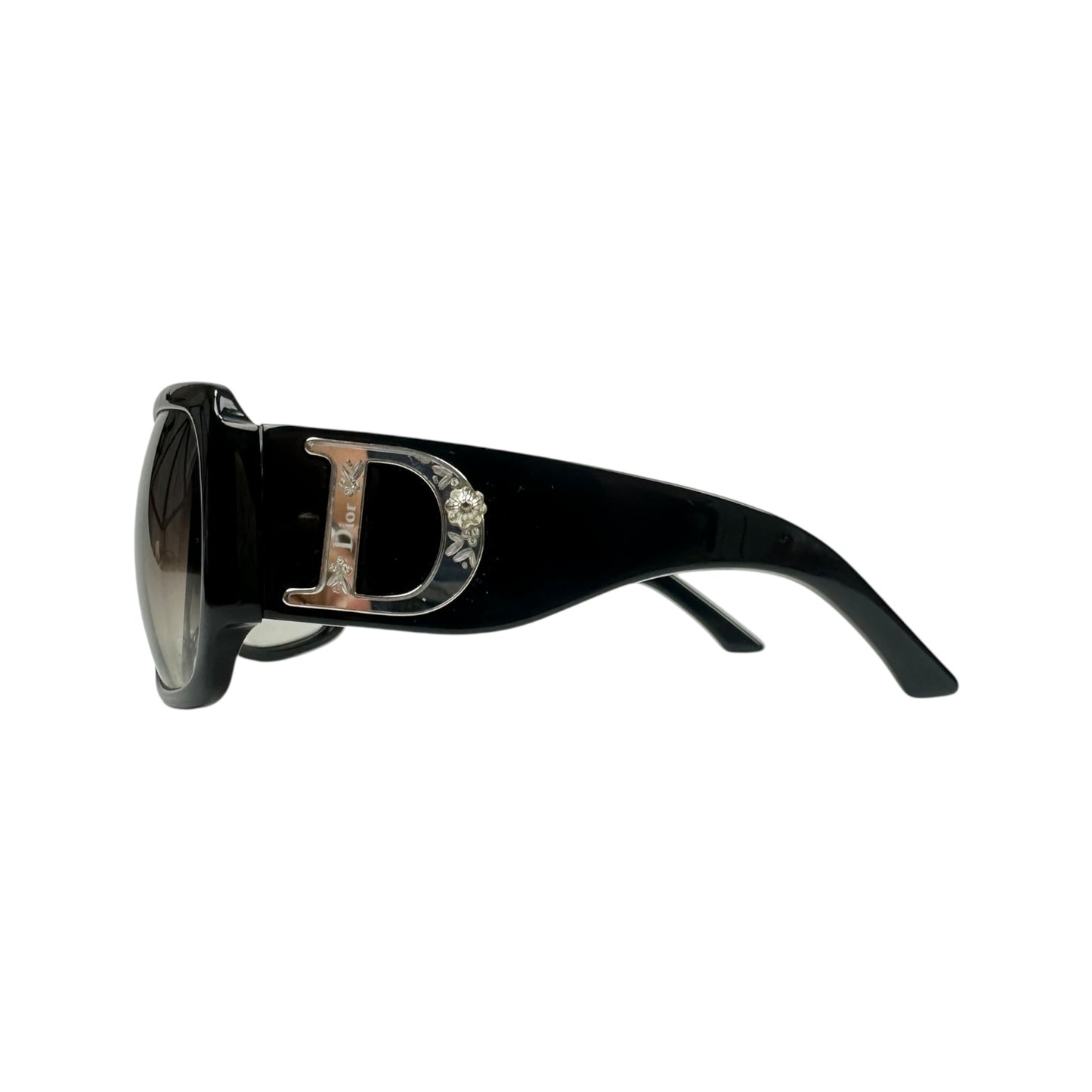 Vintage Christian Dior Sonnenbrille schwarz