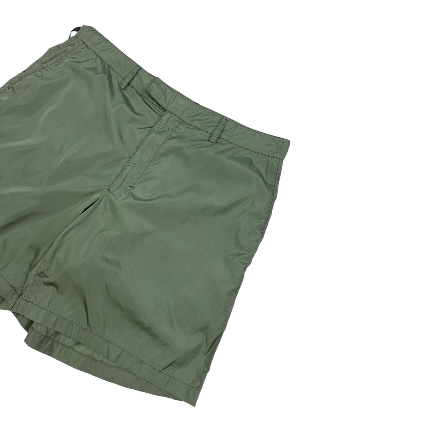 Vintage Prada Hose kurz hellgrün 48