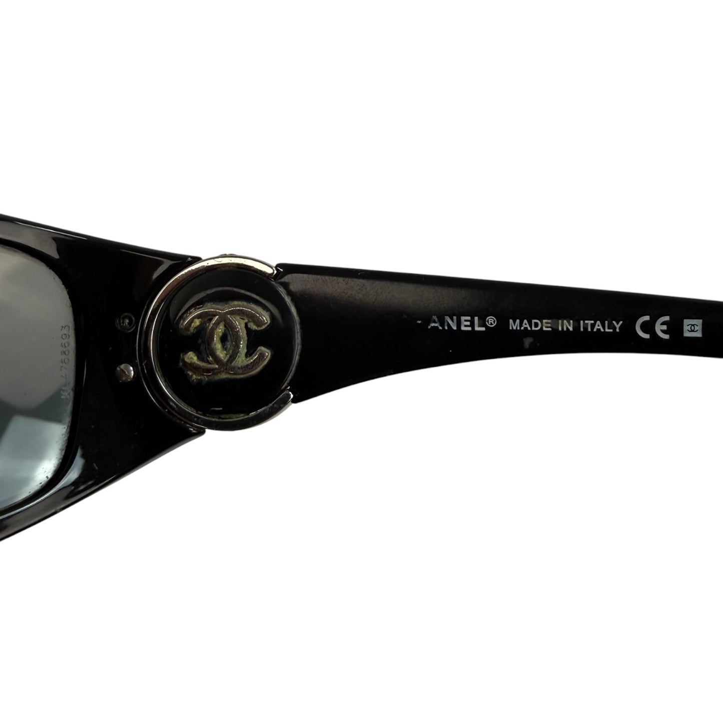 Vintage Chanel Sonnenbrille schwarz