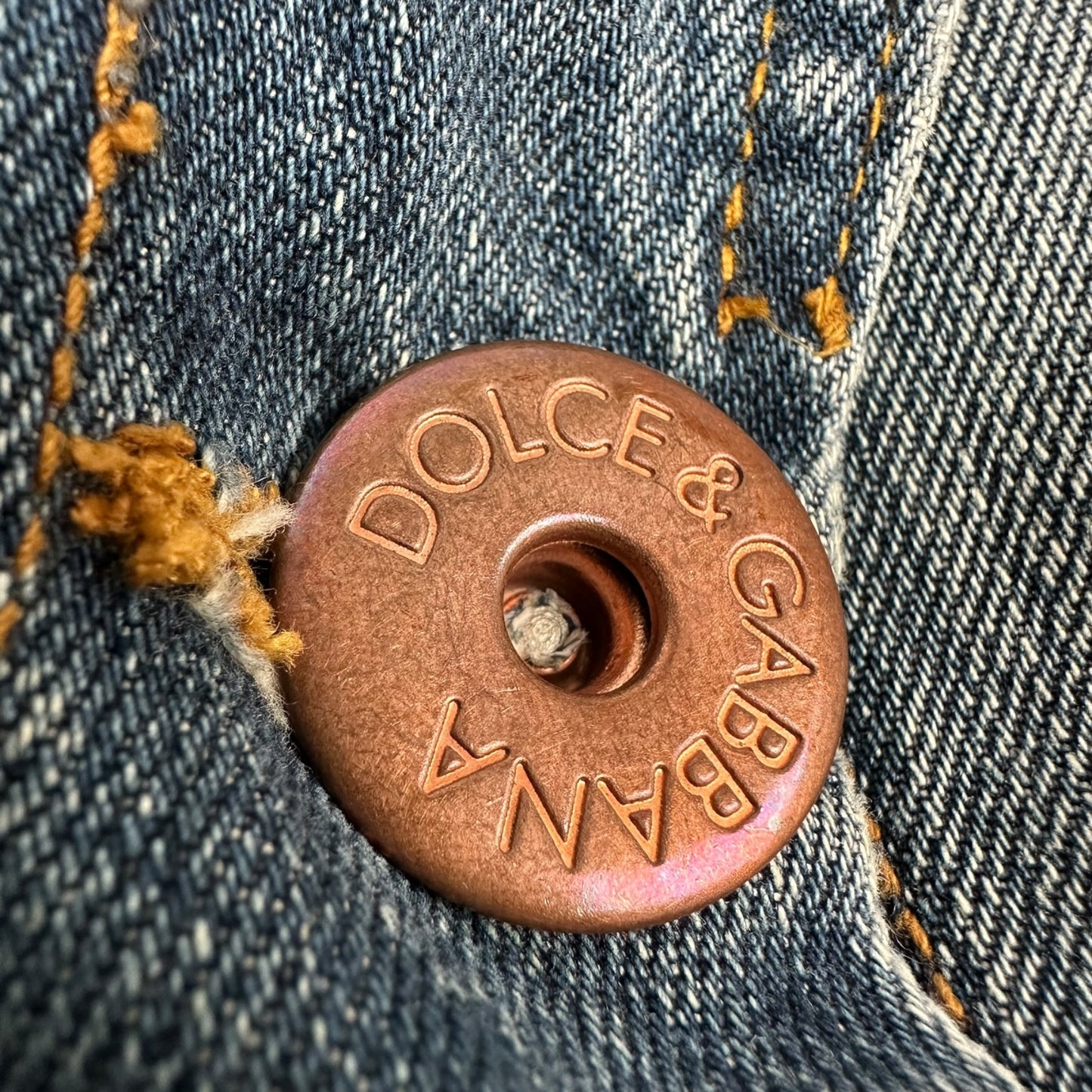 Vintage Dolce & Gabbana Jeansjacke hellblau M