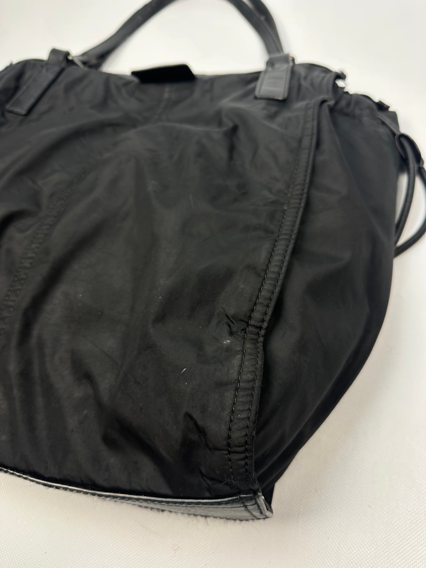 Vintage Burberry Shopper schwarz