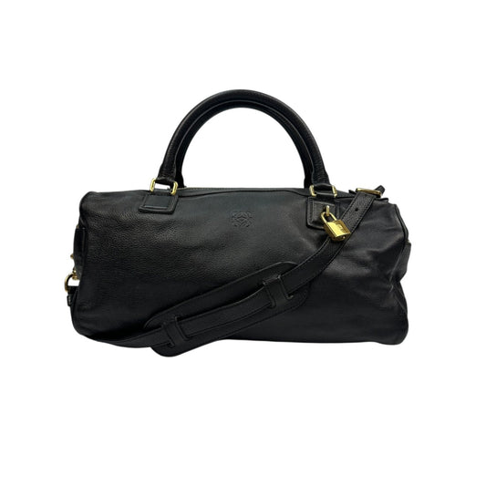 Vintage Loewe Handtasche schwarz