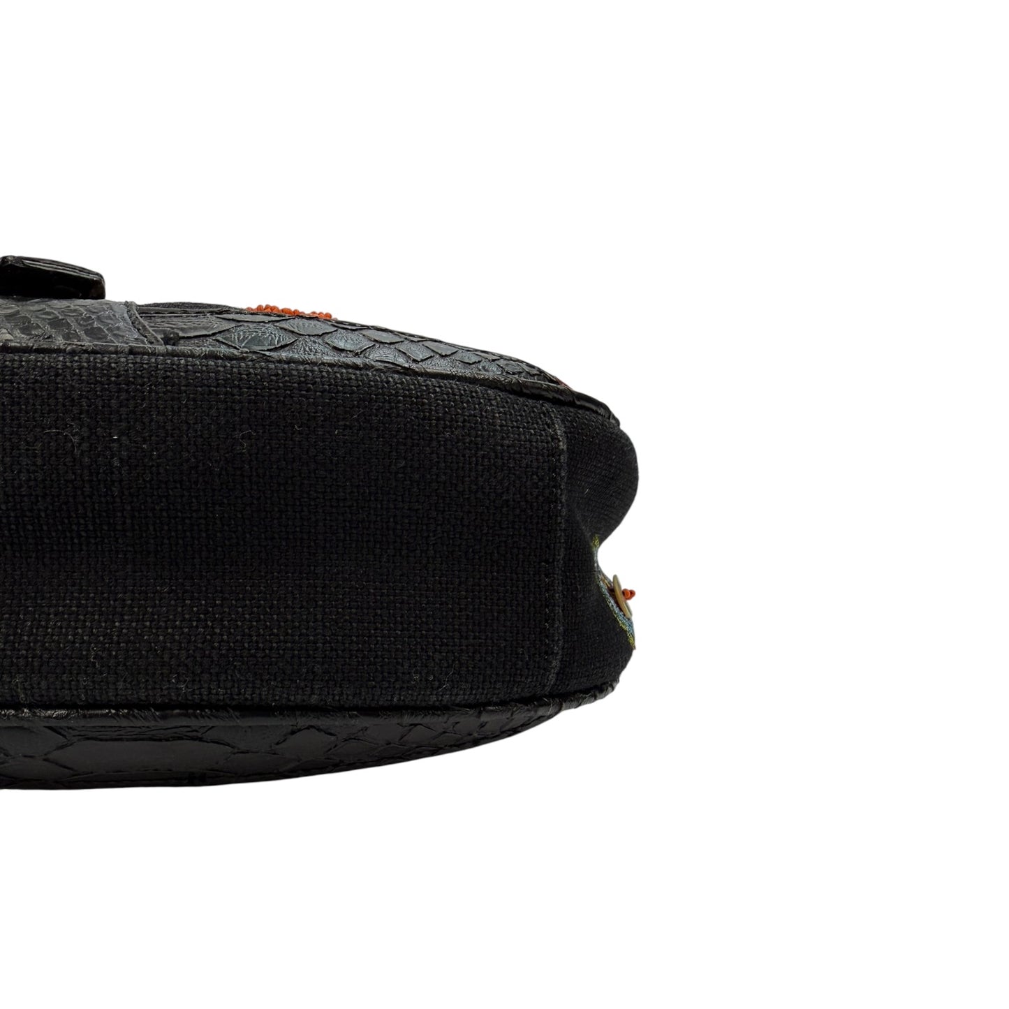 Vintage Just Cavalli Bag schwarz / bunt