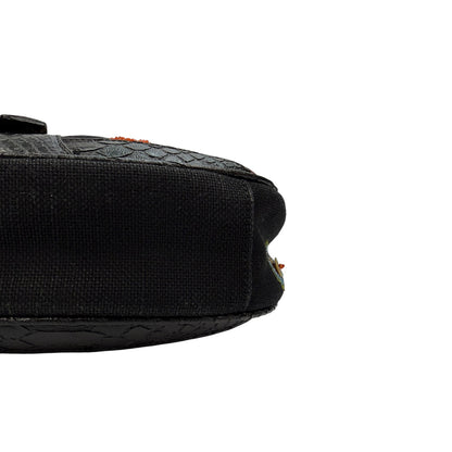 Vintage Just Cavalli Bag schwarz / bunt