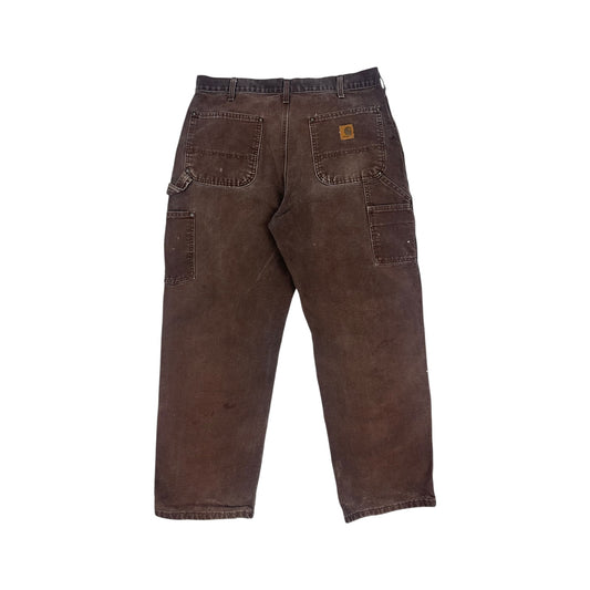 Vintage Carhartt Doubleknee Hose braun Gr. 35