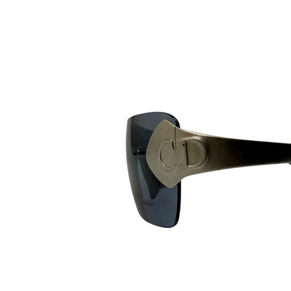 Vintage Christian Dior Sonnenbrille Silber