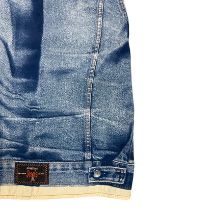 Vintage Gaultier Jeans Weste blau Gr. Damen M