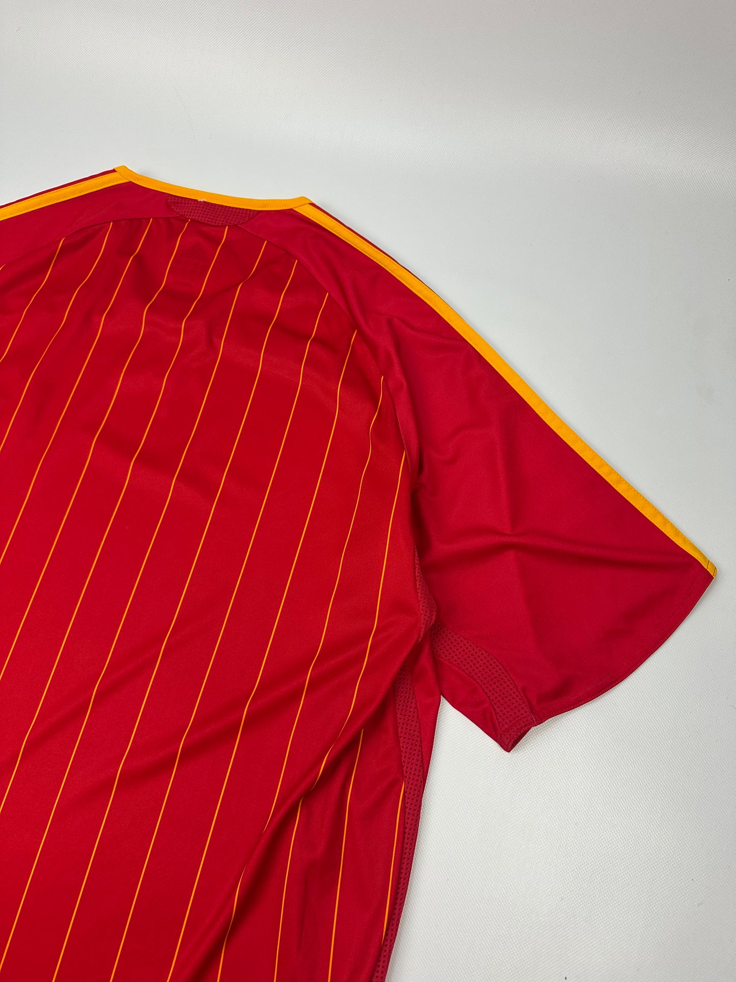 Vintage Adidas Spanien Fußballtrikot rot XL
