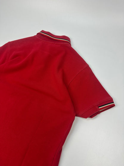 Vintage Burberry Polohemd rot S