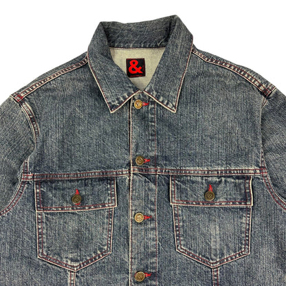 Vintage Dolce & Gabbana Jeans Jacke blau