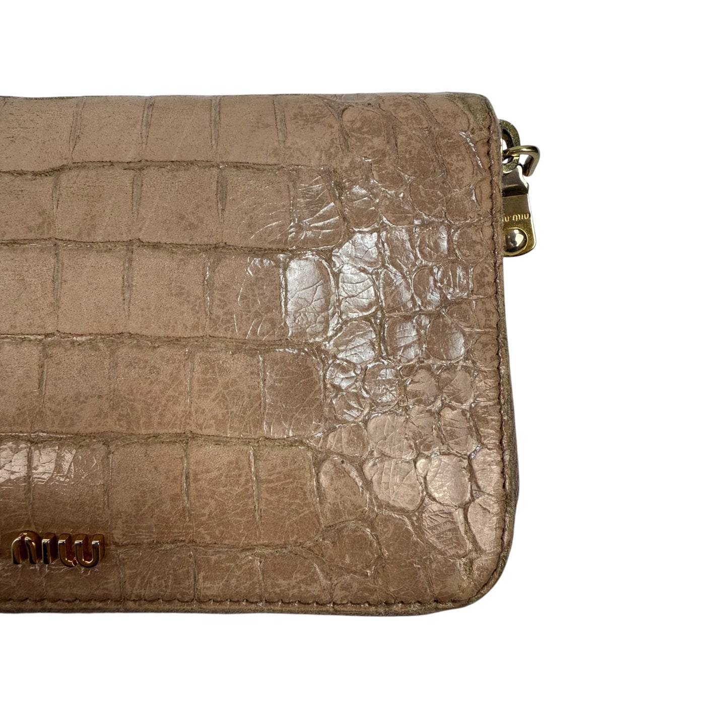 Vintage Miu Miu Portemonnaie rosa / Gold