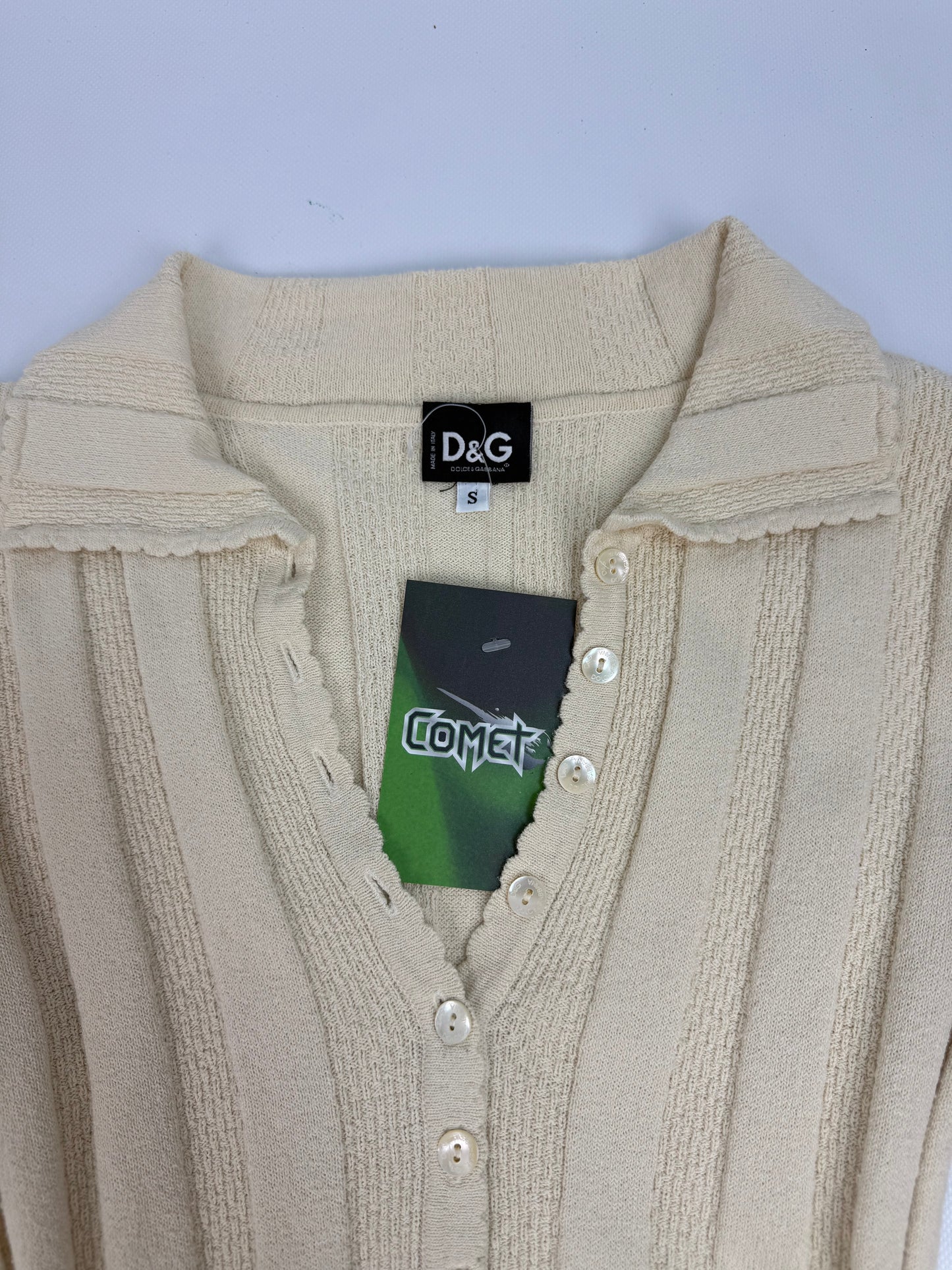 Vintage Dolce & Gabbana T-Shirt beige Gr. S