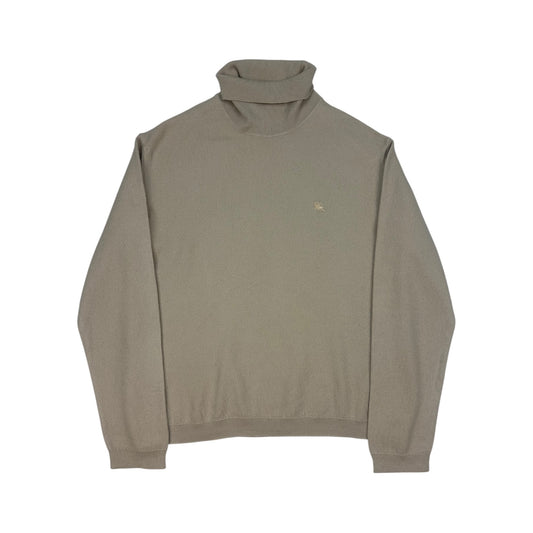 Vintage Burberry Rollkragenpullover beige 7/M