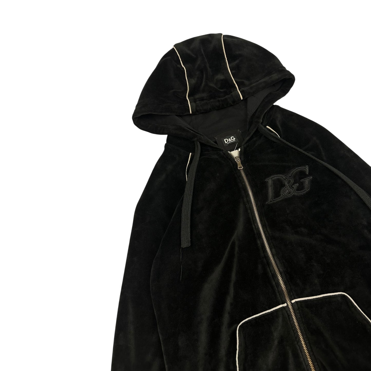 Vintage Dolce & Gabbana Samt Jacke schwarz M