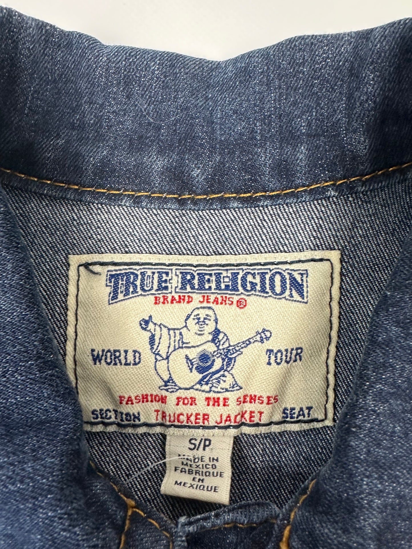Vintage True Religion denim jacket blue S