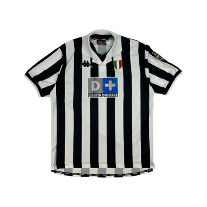 Vintage Kappa Juventus Turin Jersey schwarz/weiß Gr. XL