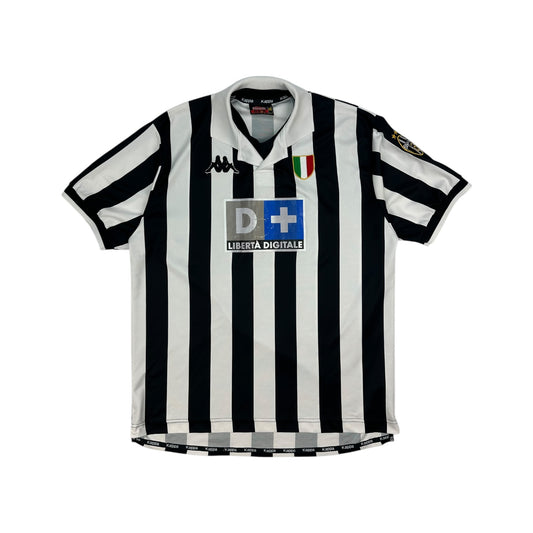 Vintage Kappa Juventus Turin Jersey schwarz/weiß Gr. XL