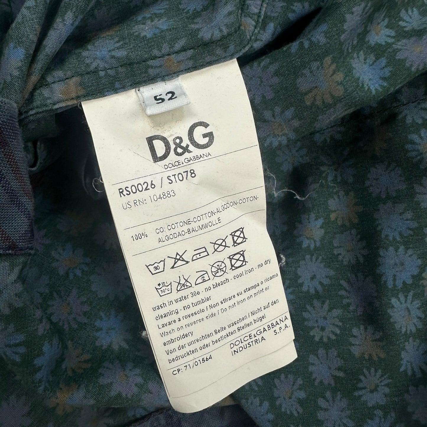 Vintage Dolce & Gabbana Polohemd grün L