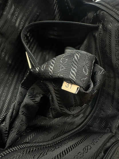 Prada Laptop- Umhängetasche schwarz