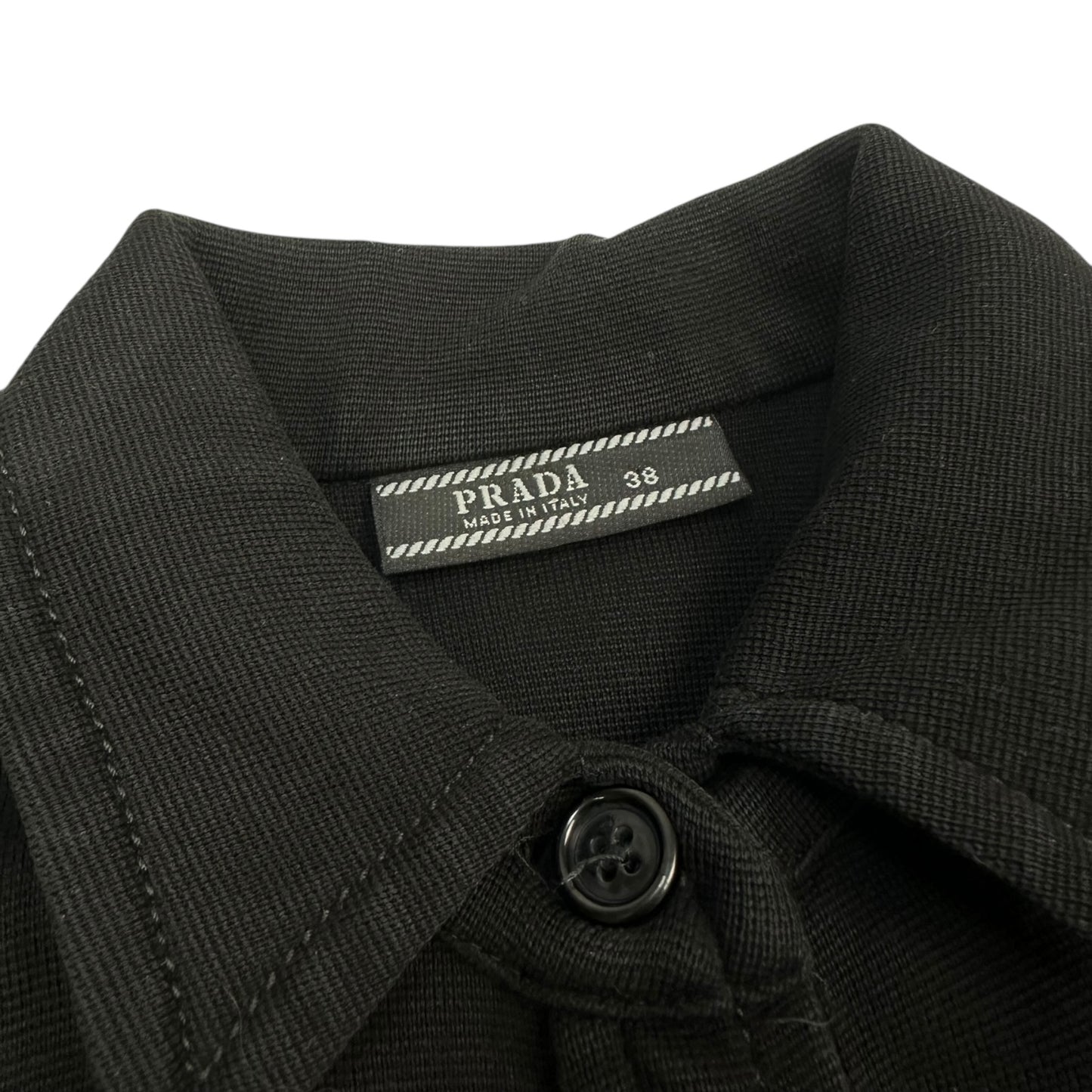 Vintage Prada Bluse schwarz Damen 38/XS