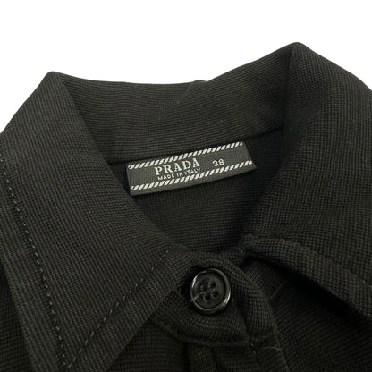 Vintage Prada Bluse schwarz Damen 38/XS