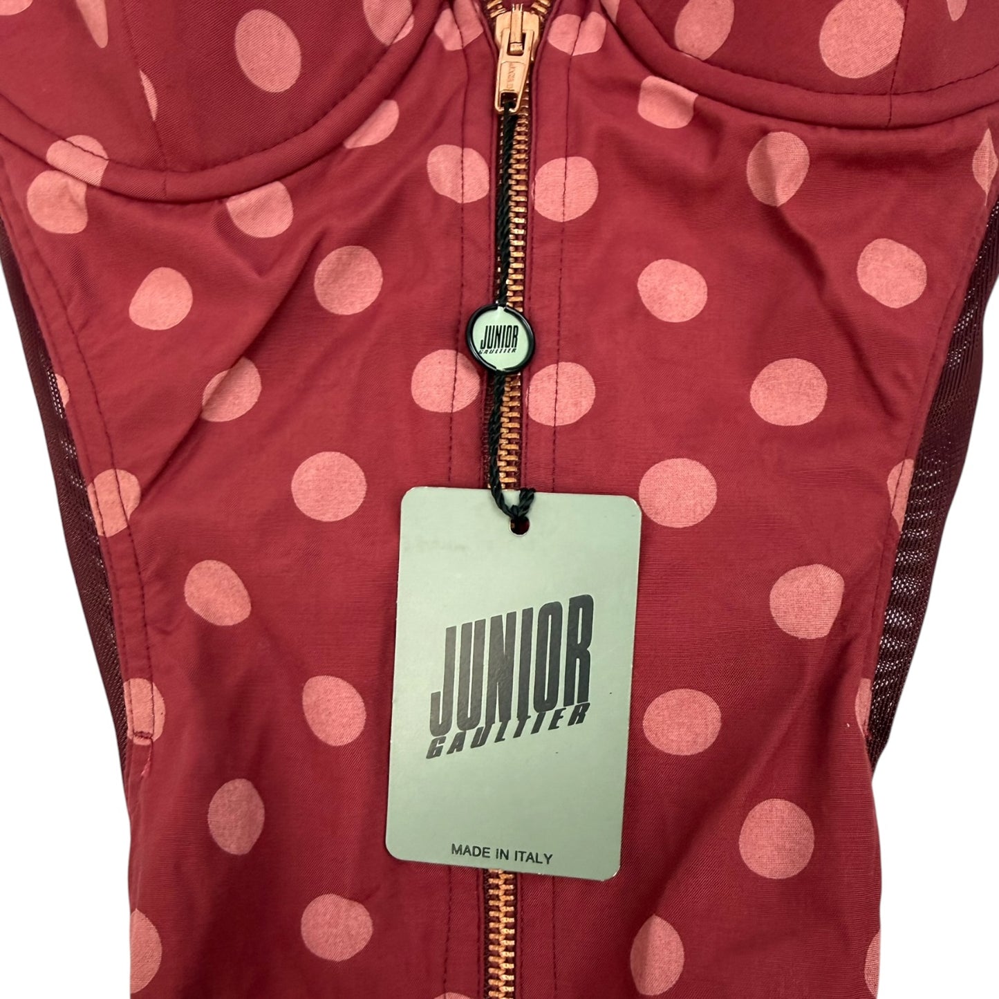 Vintage Gaultier Junior Korsett rot Dead Stock Gr. 40