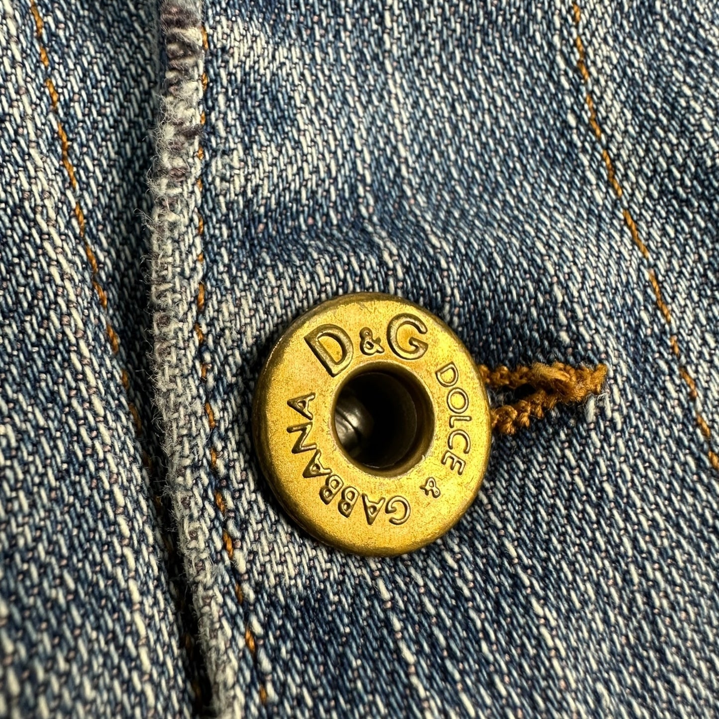 Vintage Dolce & Gabbana Jeansjacke hellblau L
