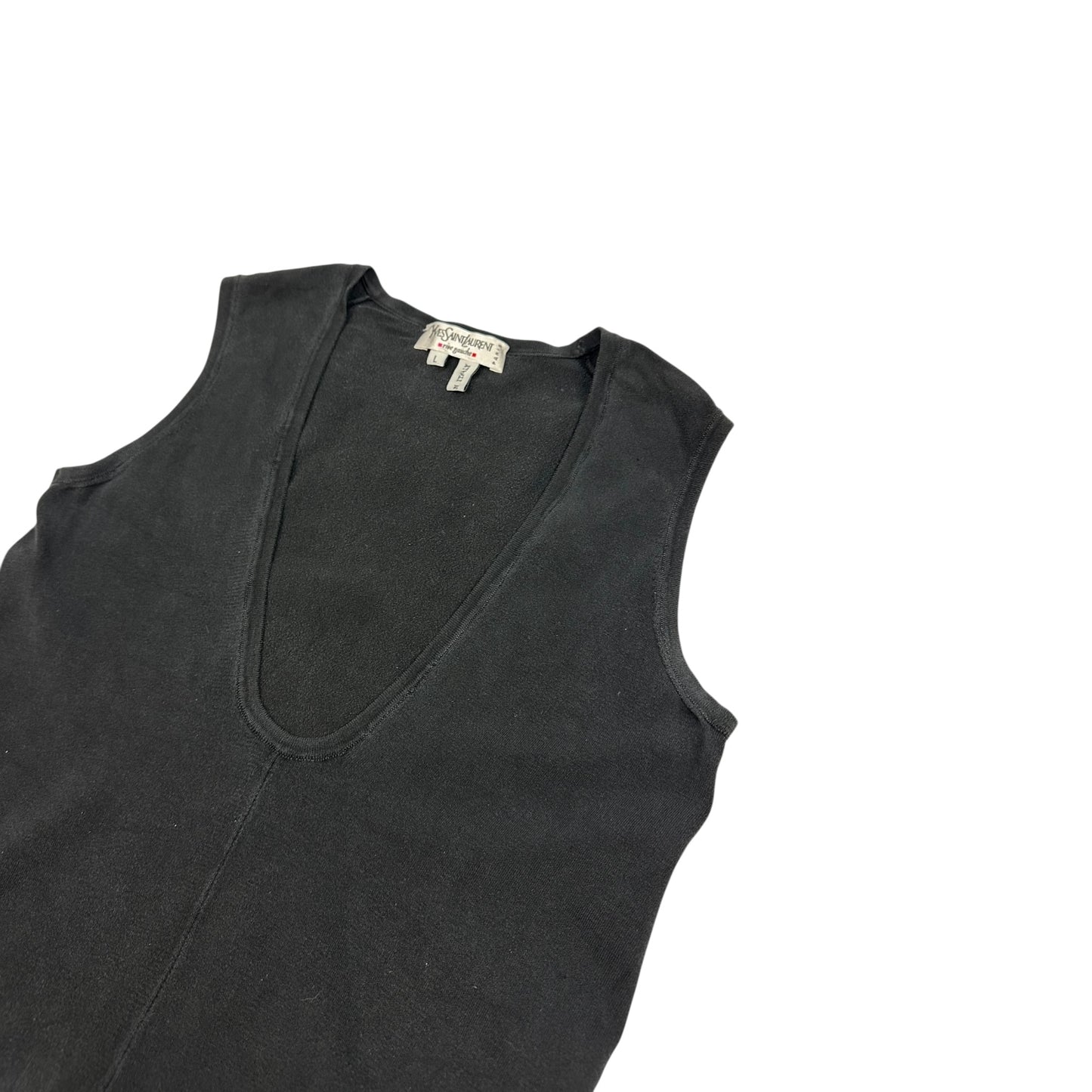 Vintage Yves Saint Laurent Top schwarz Damen L