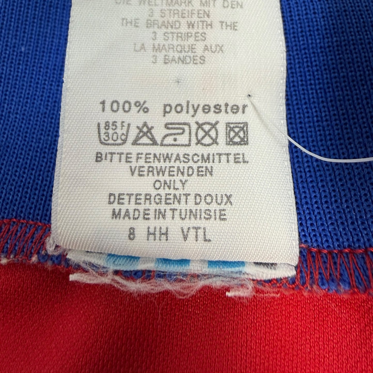 Vintage Adidas FC Bayern Fußballtrikot rot Gr. M