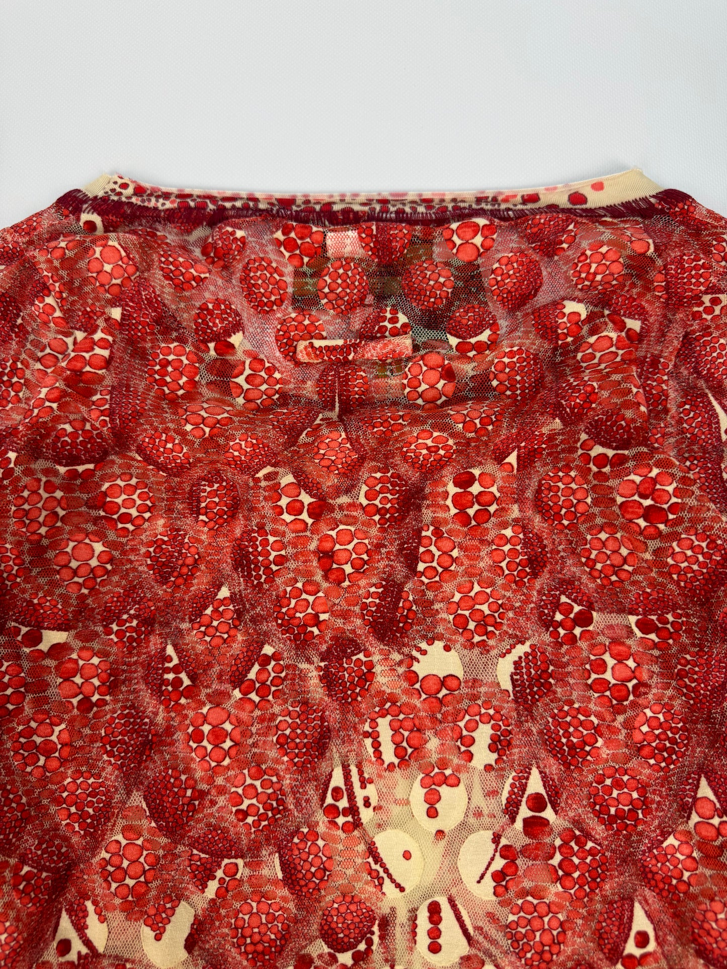 Vintage Jean Paul Gaultier Erdbeeren T-Shirt rot Gr. M