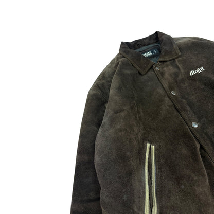 Vintage Diesel Lederjacke braun Gr. L 90s
