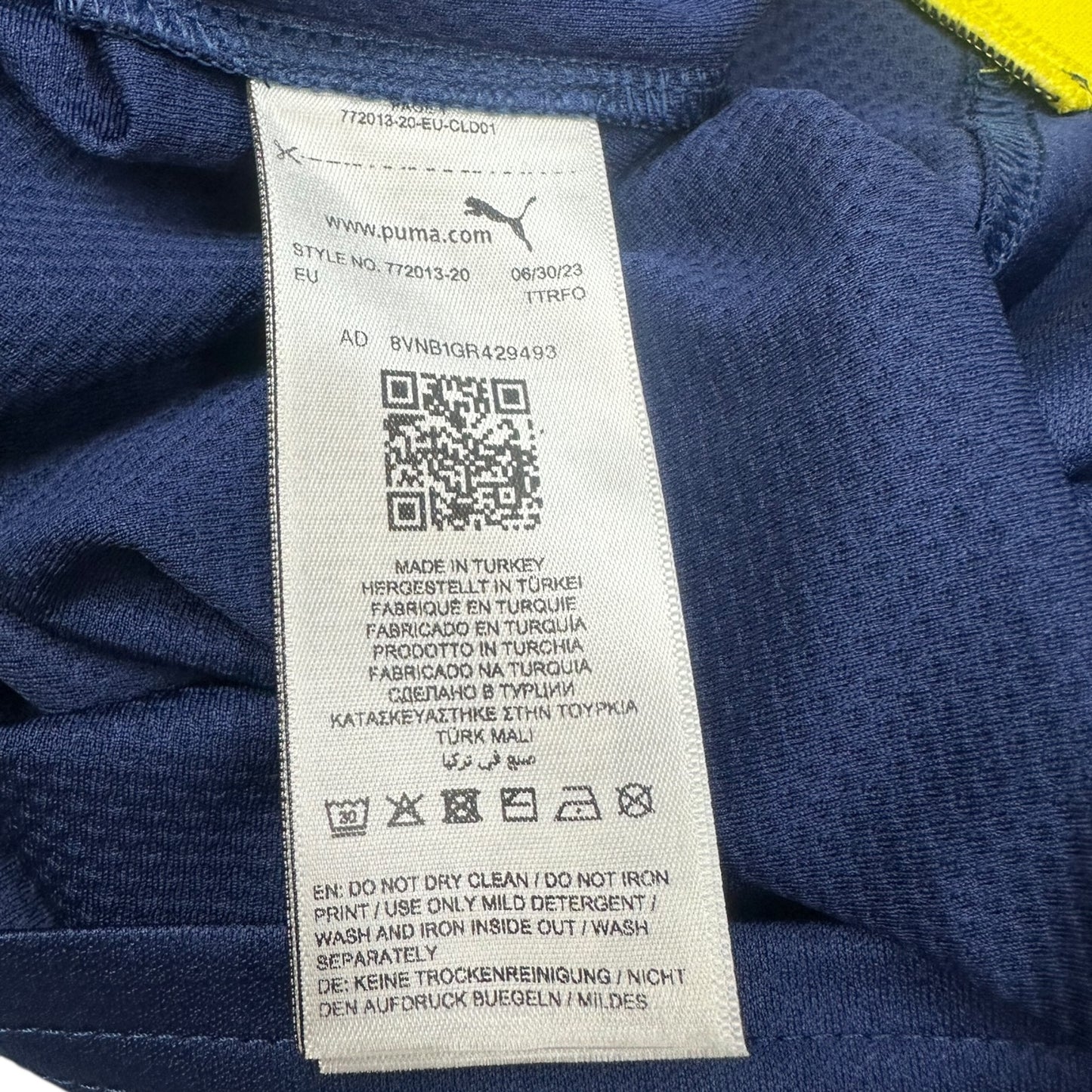 Puma Fenerbahce Trikot dunkelblau / gelb L