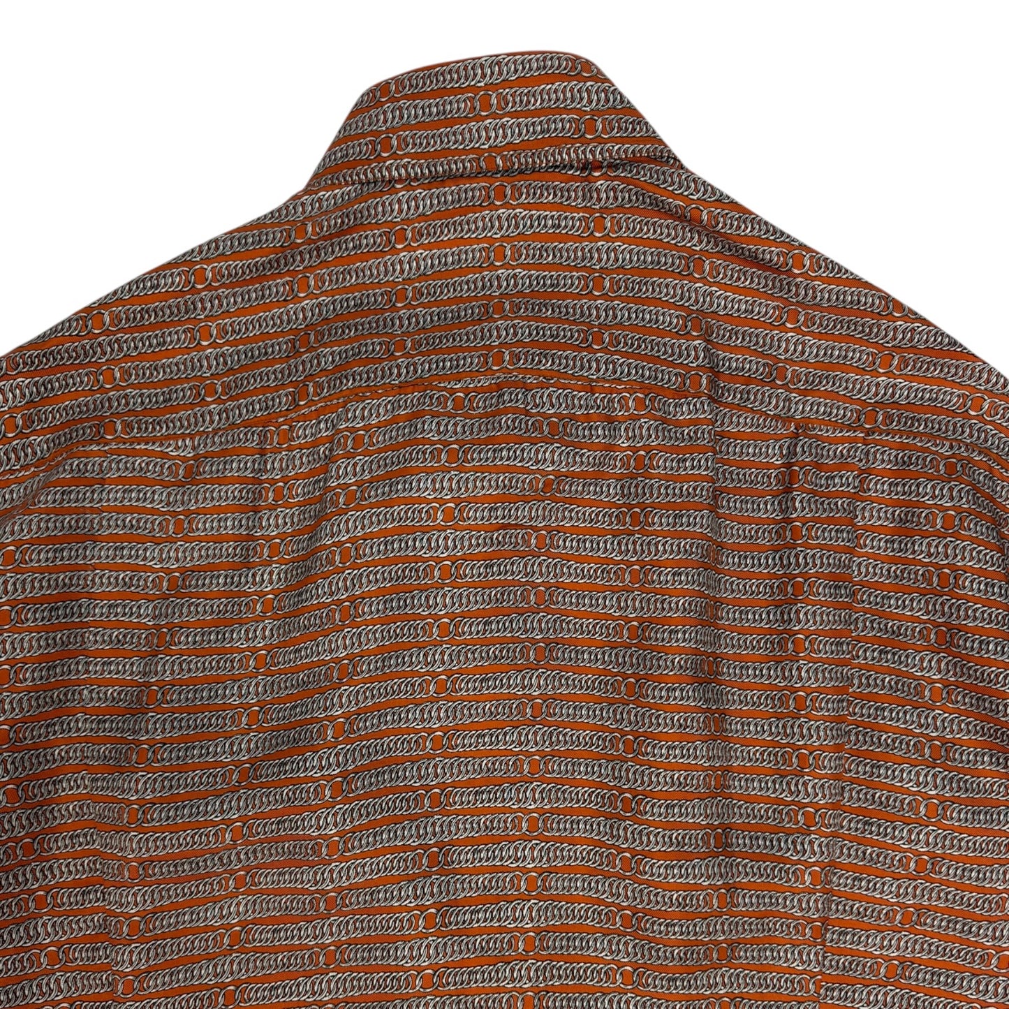 Vintage Hermes Hemd orange Gr. M
