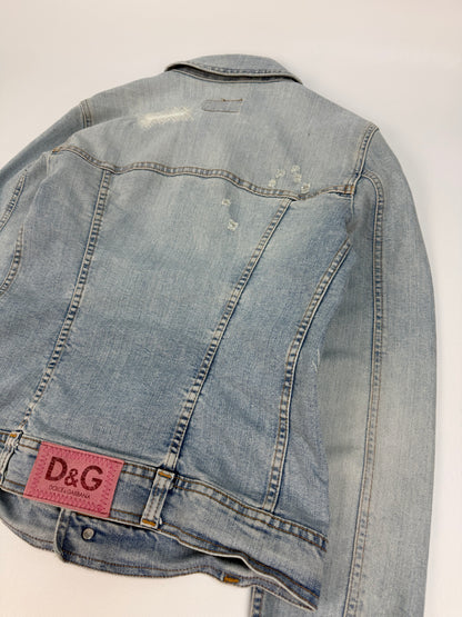 Vintage Dolce & Gabbana Jeansjacke hellblau Gr. S