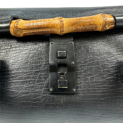 Vintage Gucci Bambo Handtasche schwarz