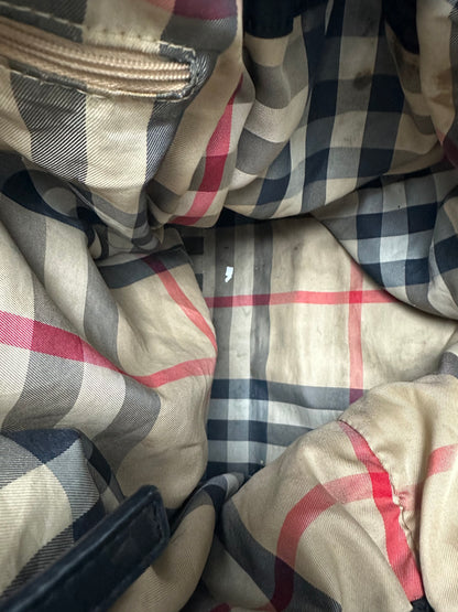 Vintage Burberry Shopper schwarz
