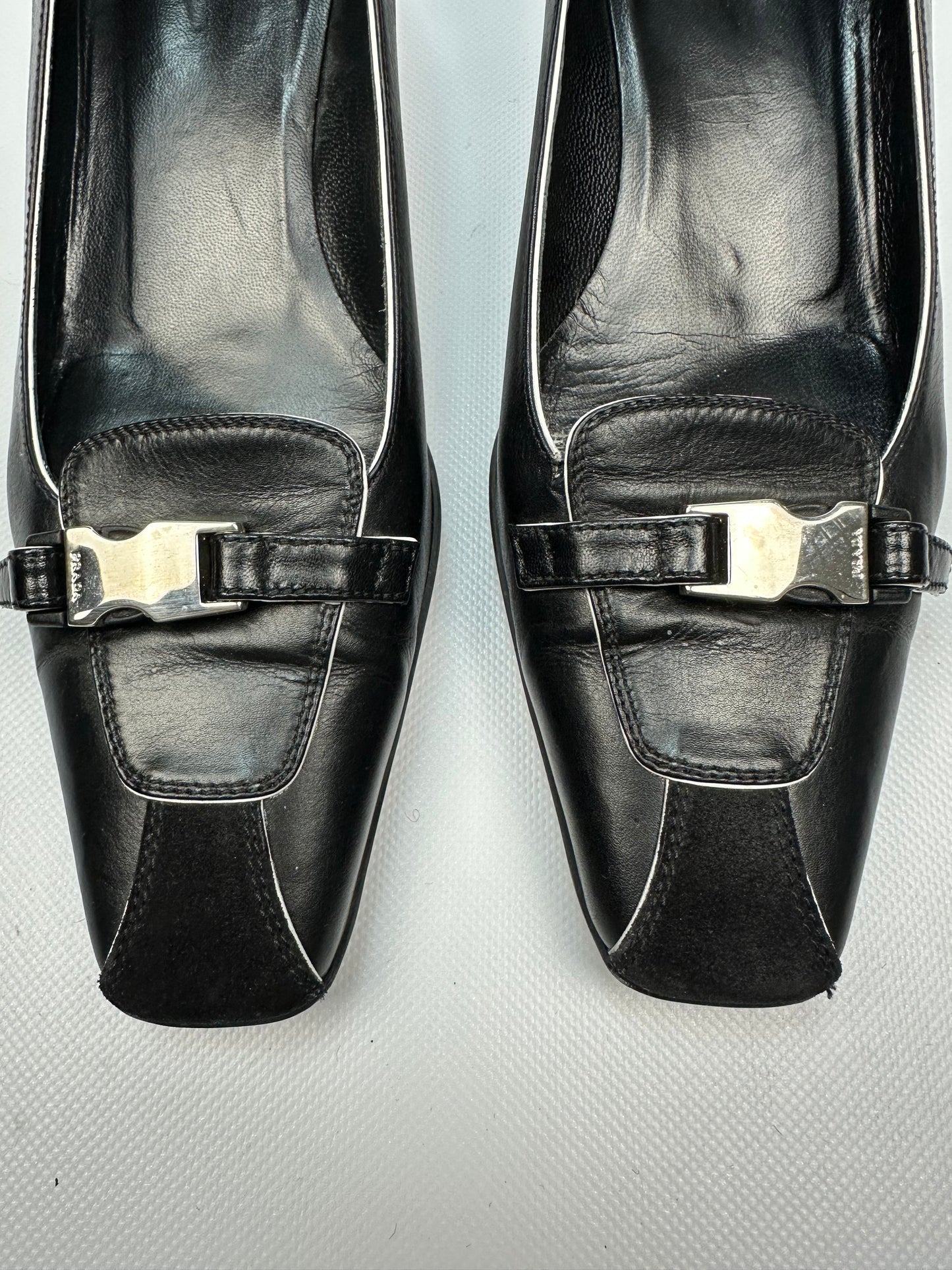 Vintage Prada Pumps schwarz Gr. 38C