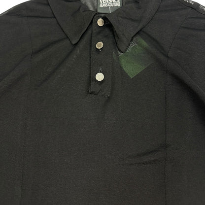 Vintage Versace Jeans Couture Bluse schwarz Damen S