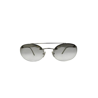 Vintage Christian Dior Brille Silber