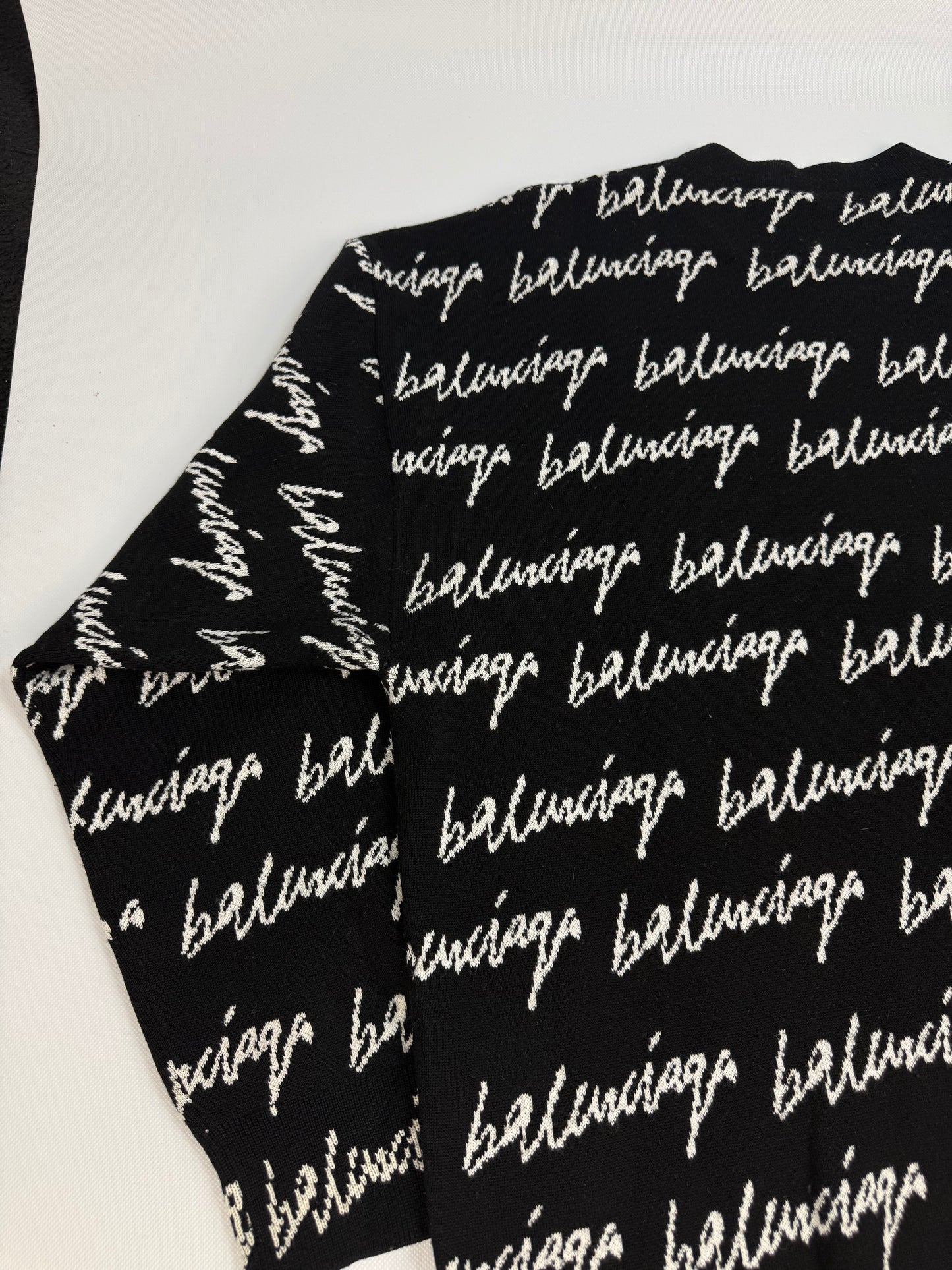 Balenciaga Pullover schwarz / weiß Gr. Frauen XL
