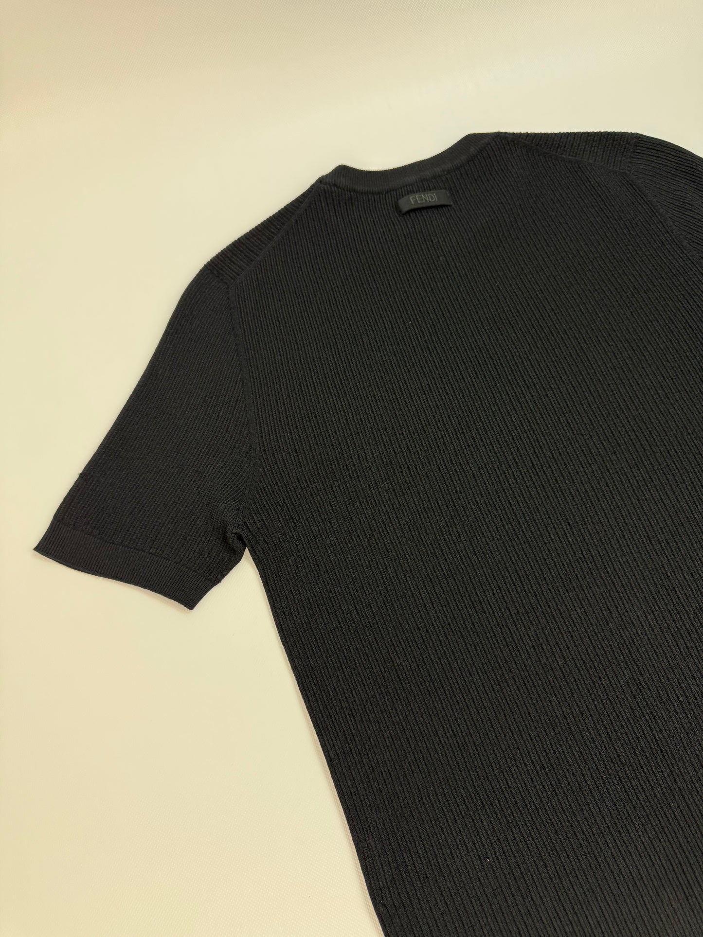 Fendi Slim Fit T-Shirt schwarz Gr. 46