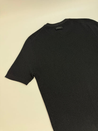 Fendi Slim Fit T-Shirt schwarz Gr. 46