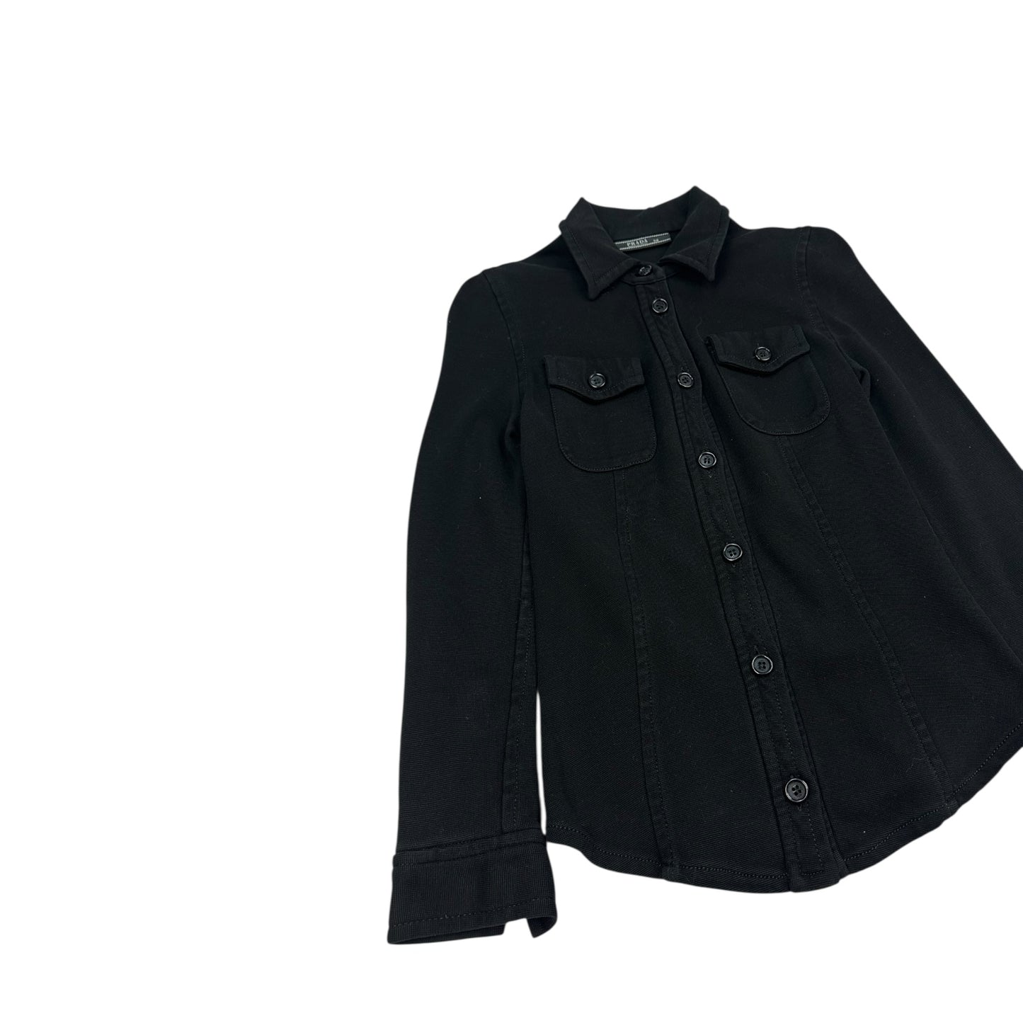 Vintage Prada Bluse schwarz Damen 38/XS