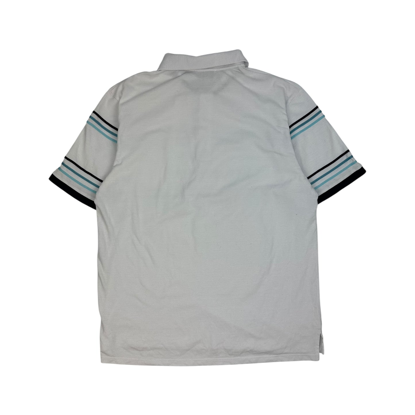 Vintage Yves Saint Laurent Polohemd weiß / blau XL