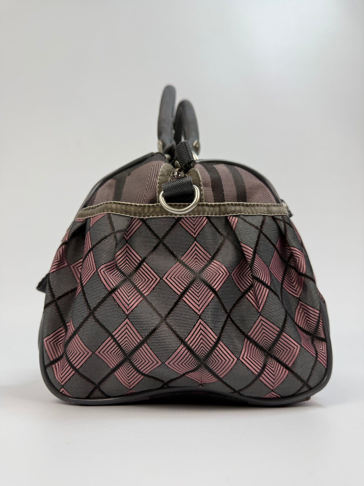 Vintage GG&L Mirror Me Tasche rot / grau