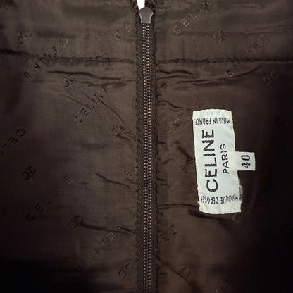 Vintage Celine Anzugsrock braun 40