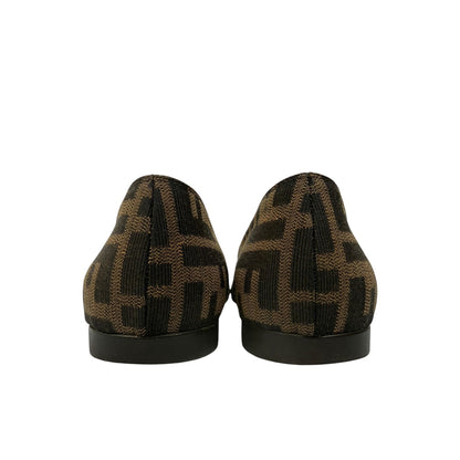 Vintage Fendi Ballerinas braun / schwarz Gr. 36